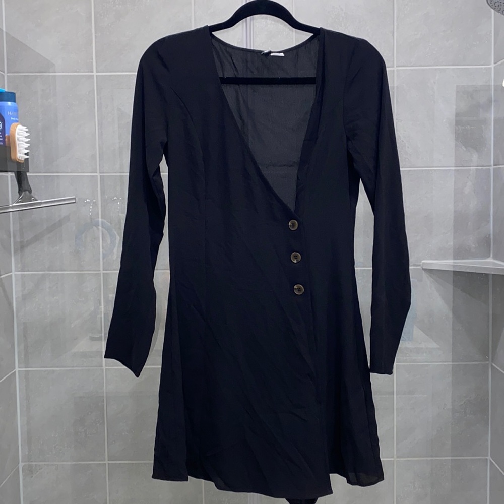 Divided Black dress
